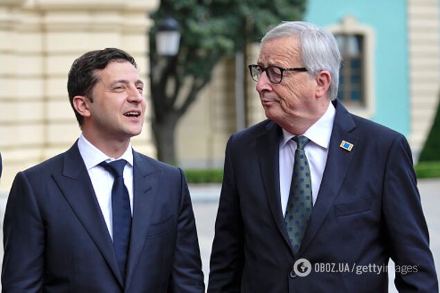Зеленский и Юнкер