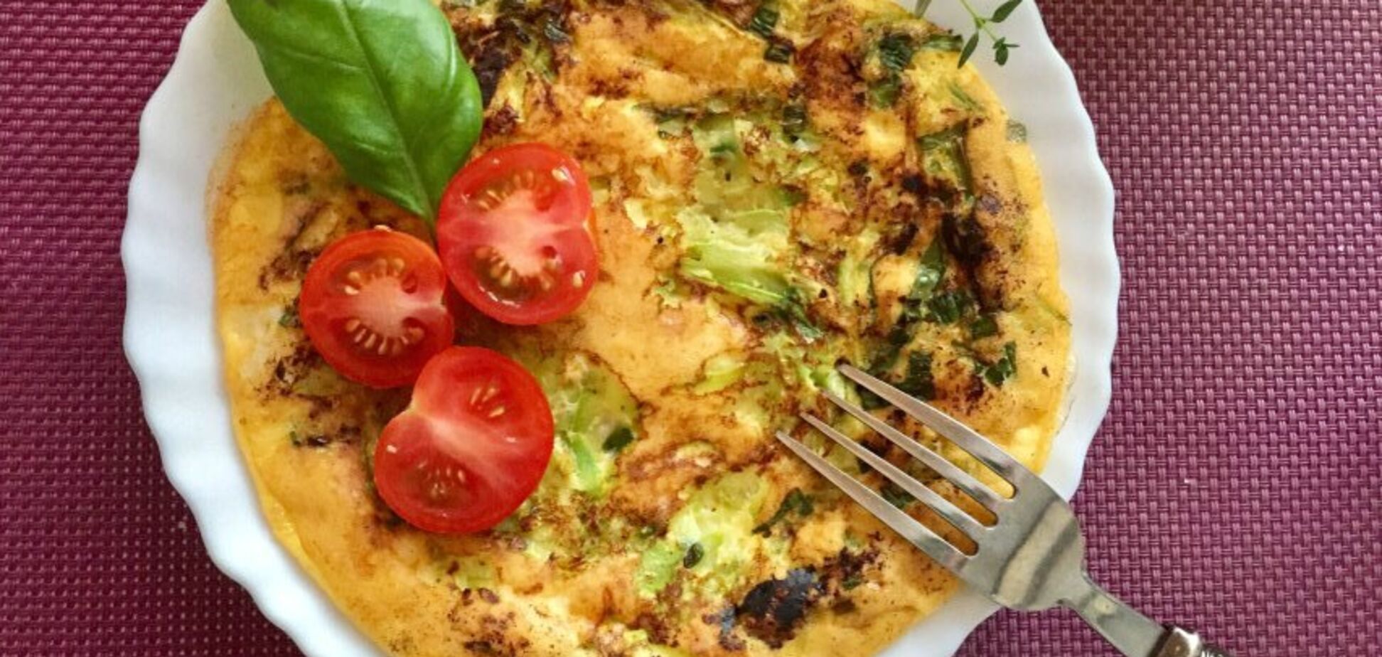 Рецепт самого вкусного омлета с кабачками