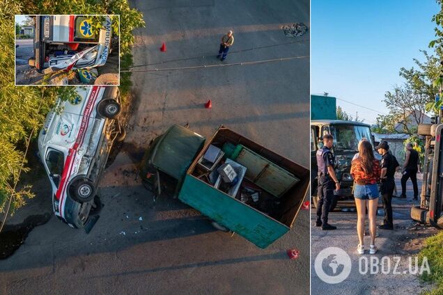 Скорая превратилась в груду металла: в Днепре произошло жуткое ДТП