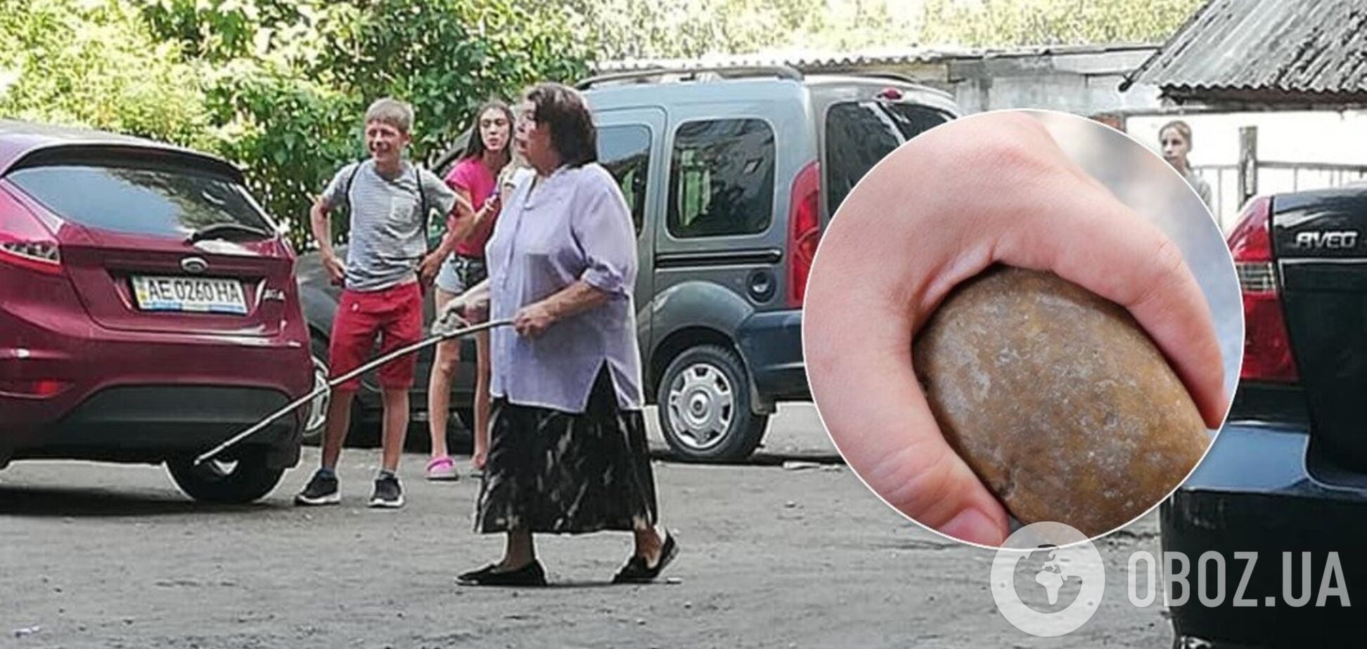 Обматерили и забросали камнями: под Днепром подростки напали на женщину из-за замечания