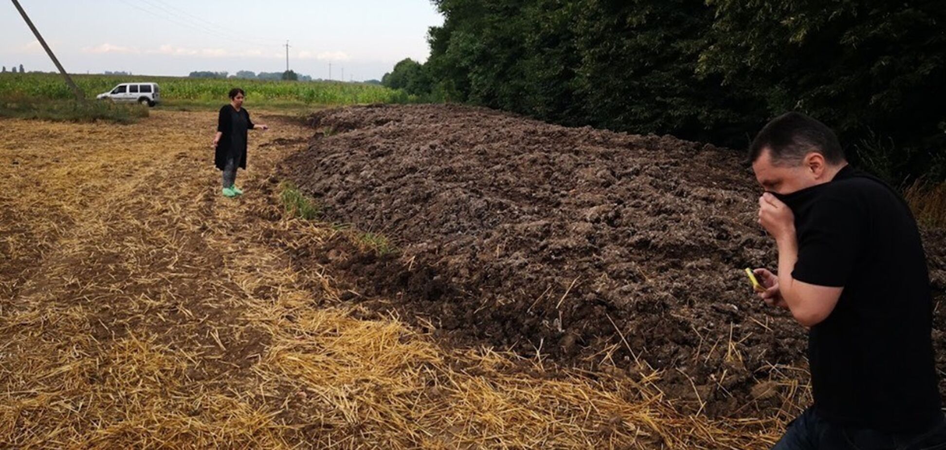 Свалка кур под Киевом