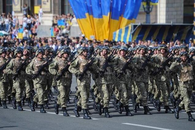 Опубликовано расписание парада защитников Украины на День Независимости