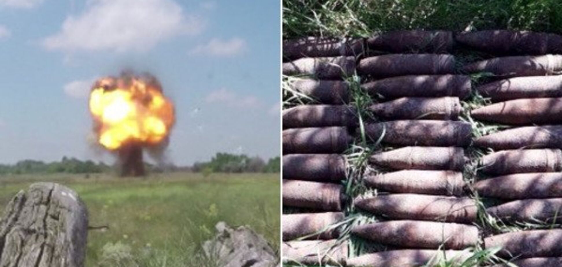 Под Днепром собрали 'урожай' боеприпасов