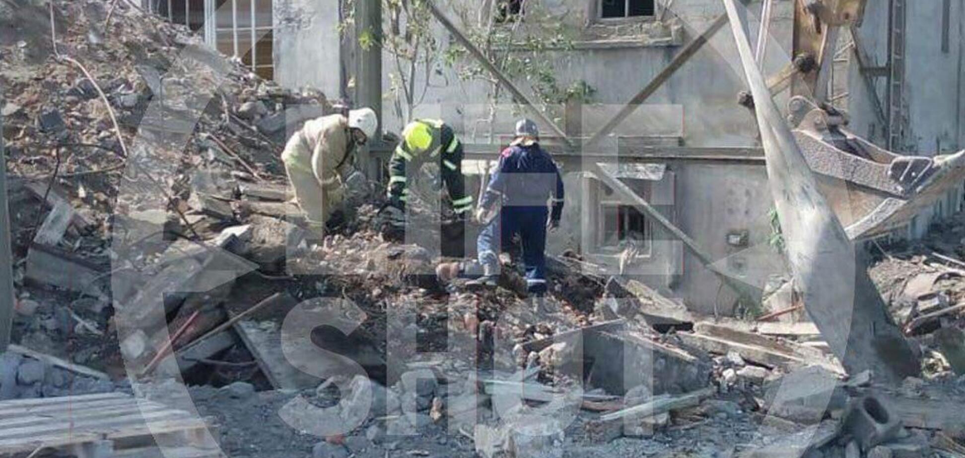 В России на людей рухнуло здание