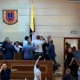 Драка в Одесском облсовете