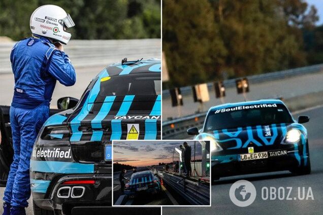 Первый электромобиль Porsche совершил тестовый заезд: появились зрелищные фото