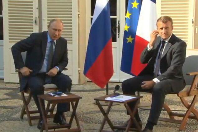 'Великая держава!' Макрон внезапно 'прогнулся' под Путина во Франции