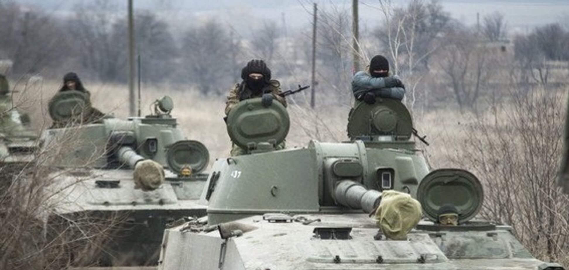 На Донбассе заметили скопление техники ВФ России