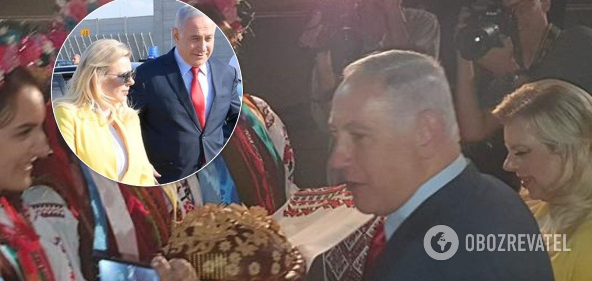 Премьер Израиля Биньямин Нетаньяху с женой Сарой