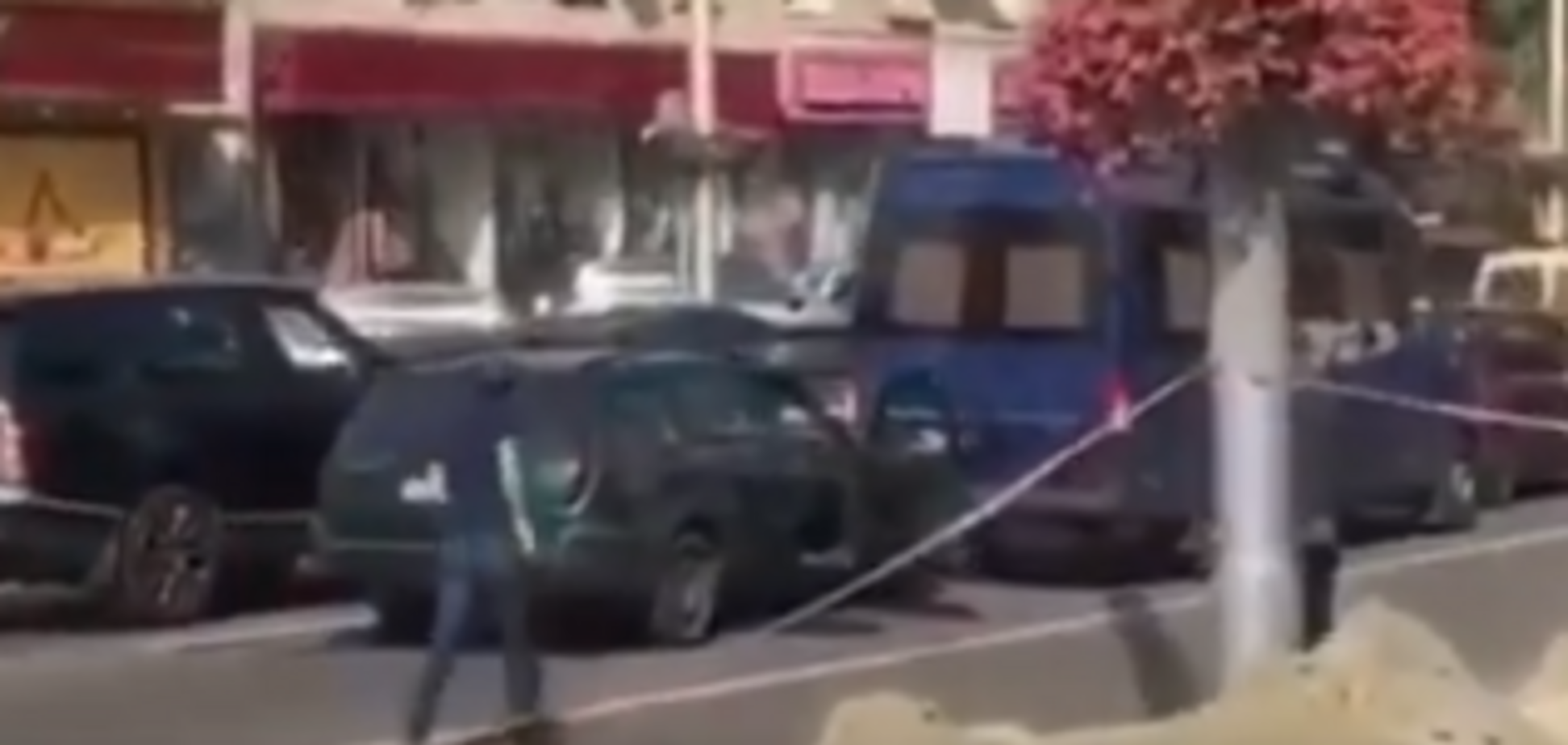 В Киеве произошло странное ДТП