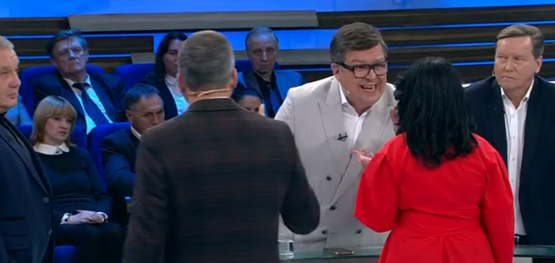 Скандал на российском телевидении