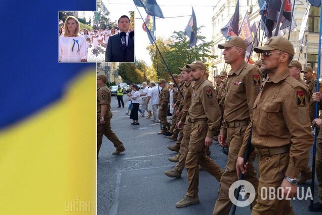 Два марша, забег в вышиванках и мегашоу: как Киев отпраздновал День Независимости