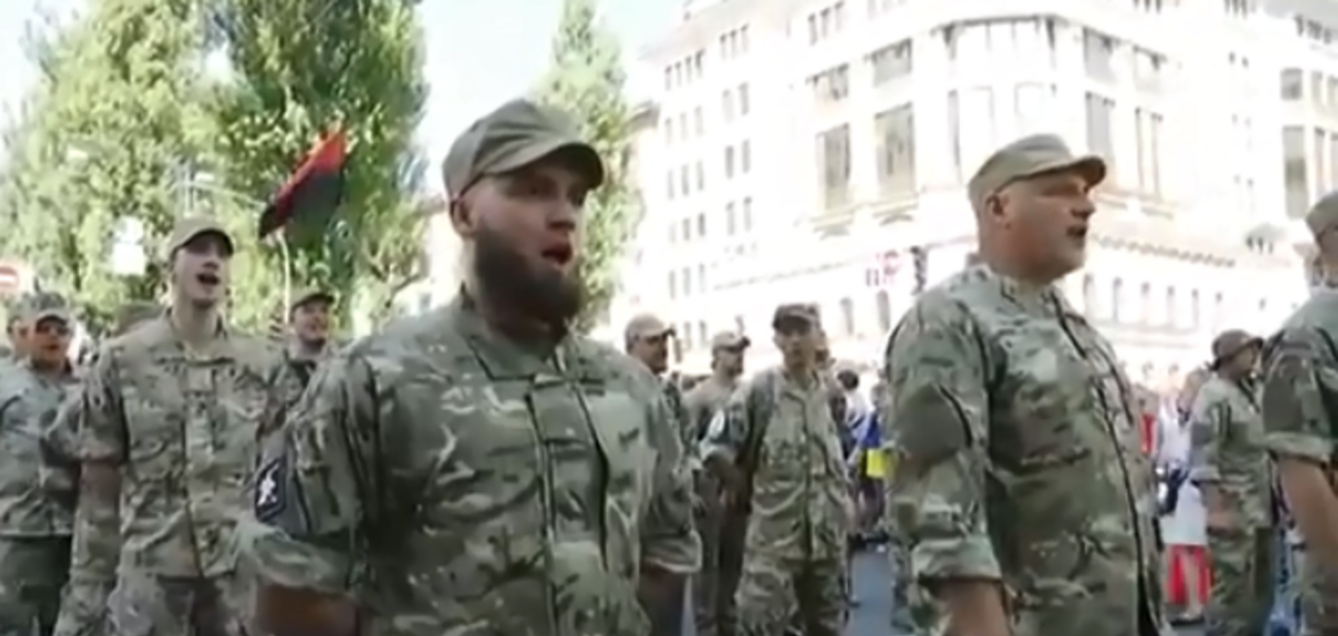 'Путін х**ло': у Києві ветерани АТО 'привітали' президента Росії