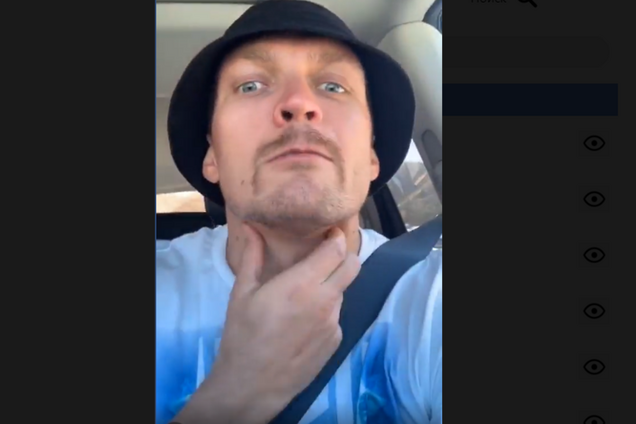 'А, бл*, только о 'шляпе' и пишете': у Усика сдали нервы в прямом эфире - видеофакт