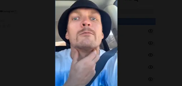 "А, бл*, только о "шляпе" и пишете": у Усика сдали нервы в прямом эфире - видеофакт