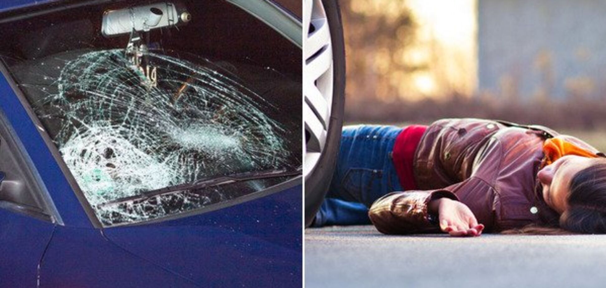 Перелетела через крышу: в Днепре автомобиль сбил девушку. Фото