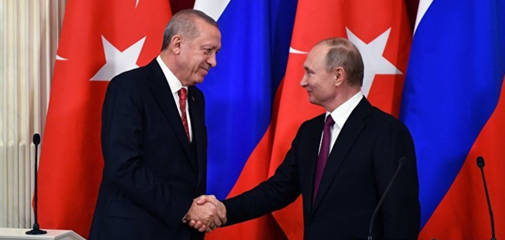 Путин провел встречу с Эрдоганом
