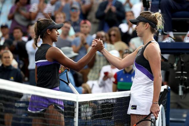 Свитолина невероятным розыгрышем одержала первую победу на US Open-2019