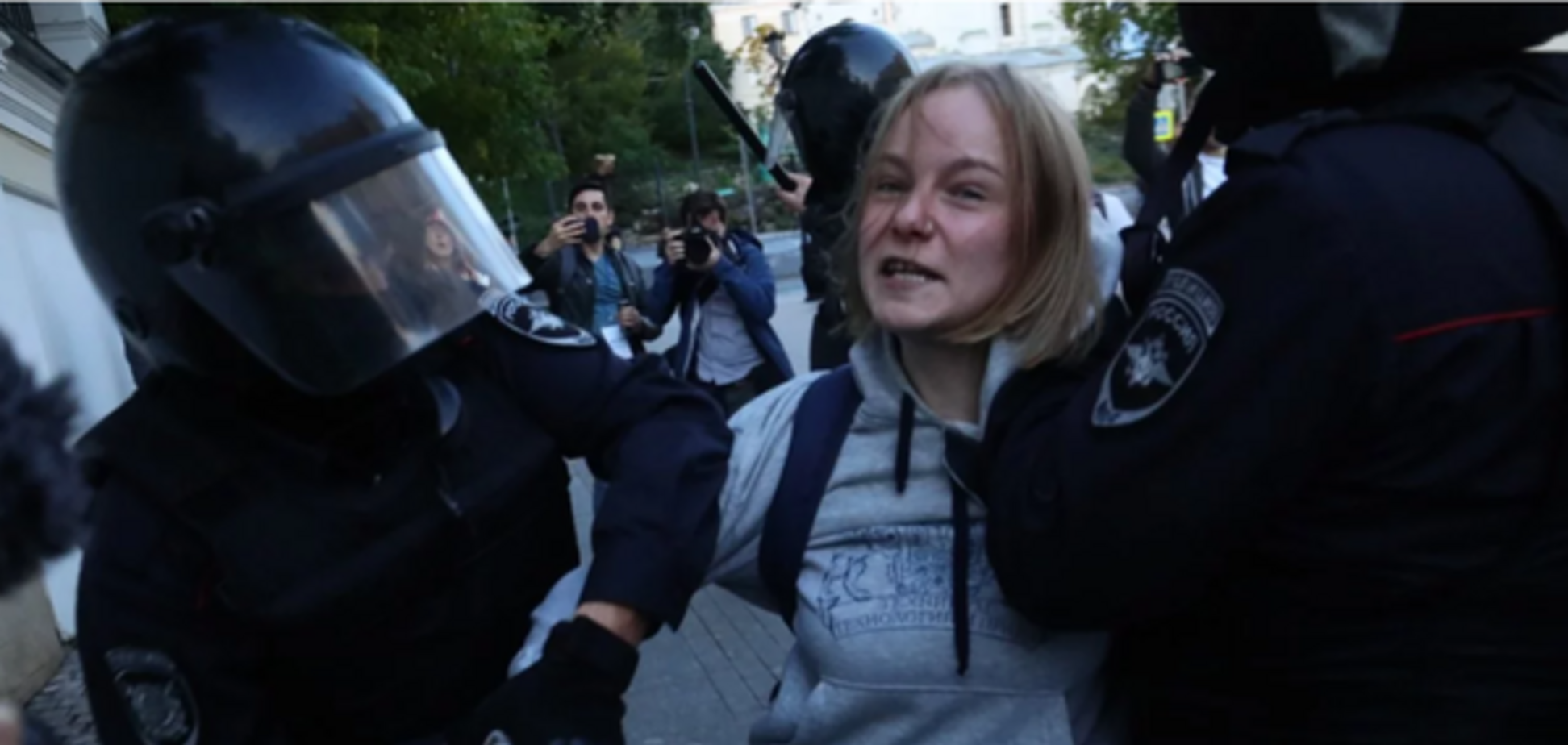 ОМОН на протестах в России