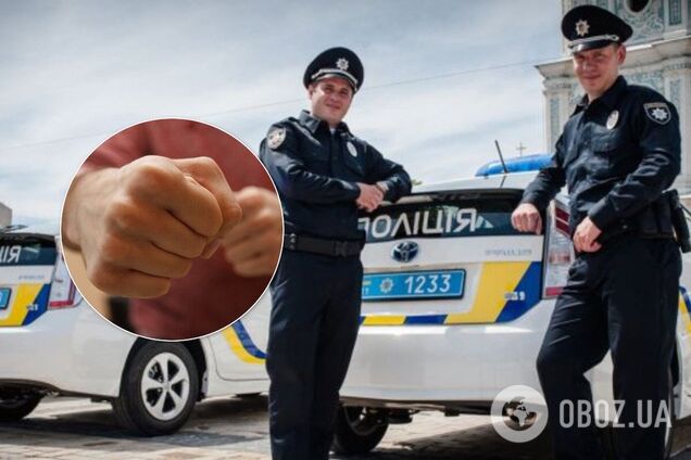 У Києві двоє чоловіків жорстоко побили поліцейського