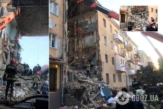 В Дрогобыче обвалился 4-этажный дом: есть жертвы и раненые. Фото и видео с места ЧП