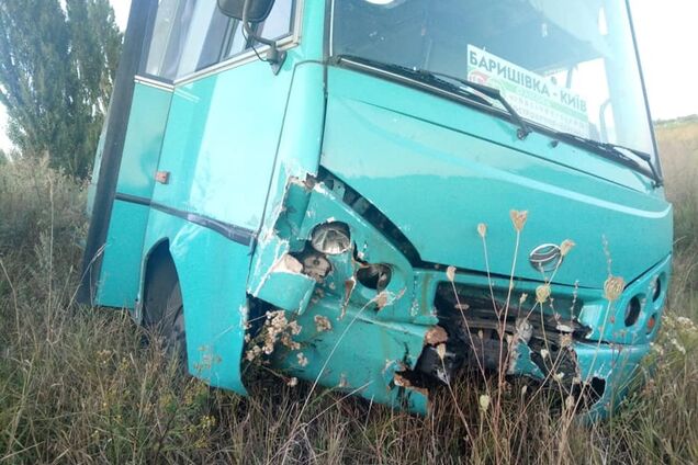 На Київщині у ДТП втрапив автобус із пасажирами