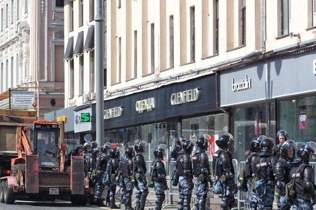 Протесты в Москве