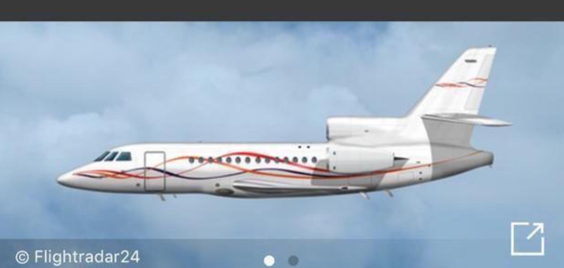 Из Москвы в Киев вылетел частный самолет-'инкогнито'