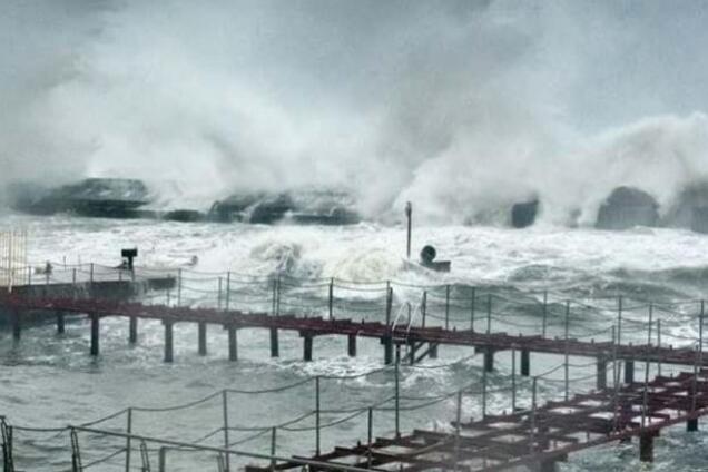 Шторм в Одессе