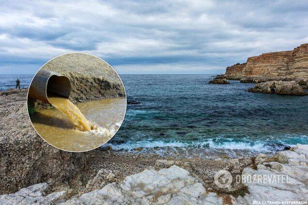 Красивые пляжи Крыма тонут в фекалиях: видео из космоса