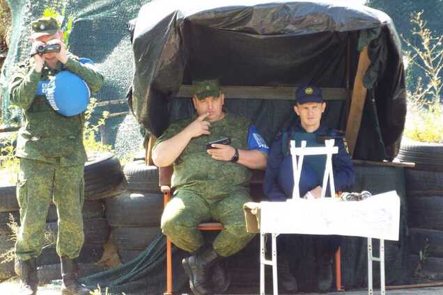 Блокпост терористів під Станицею Луганською