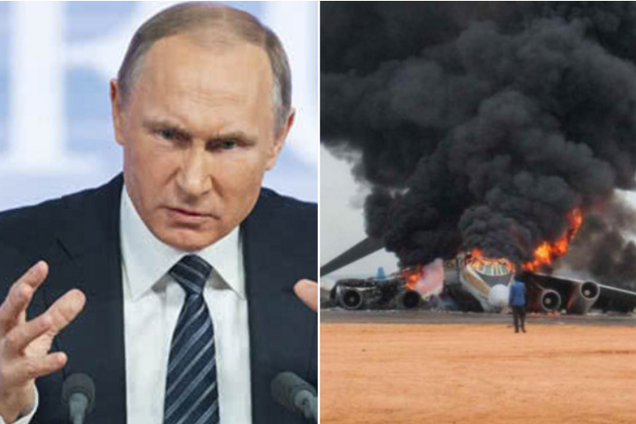 Путин хочет запугать? Взрыв украинского самолета связали с Зеленским