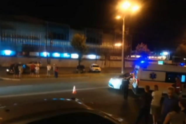 Место аварии