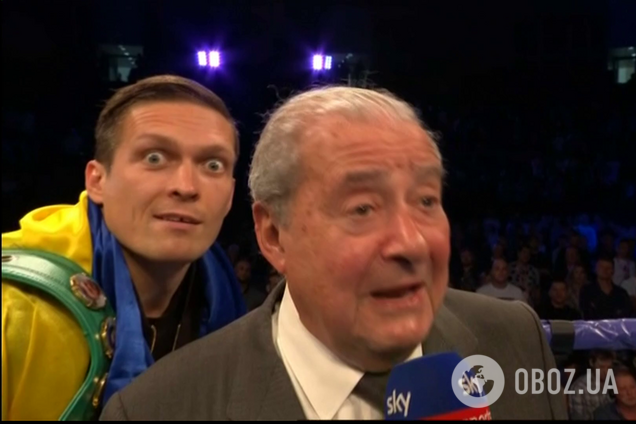 Усик отжег в ринге в прямом эфире после боя Ломаченко — опубликовано видео