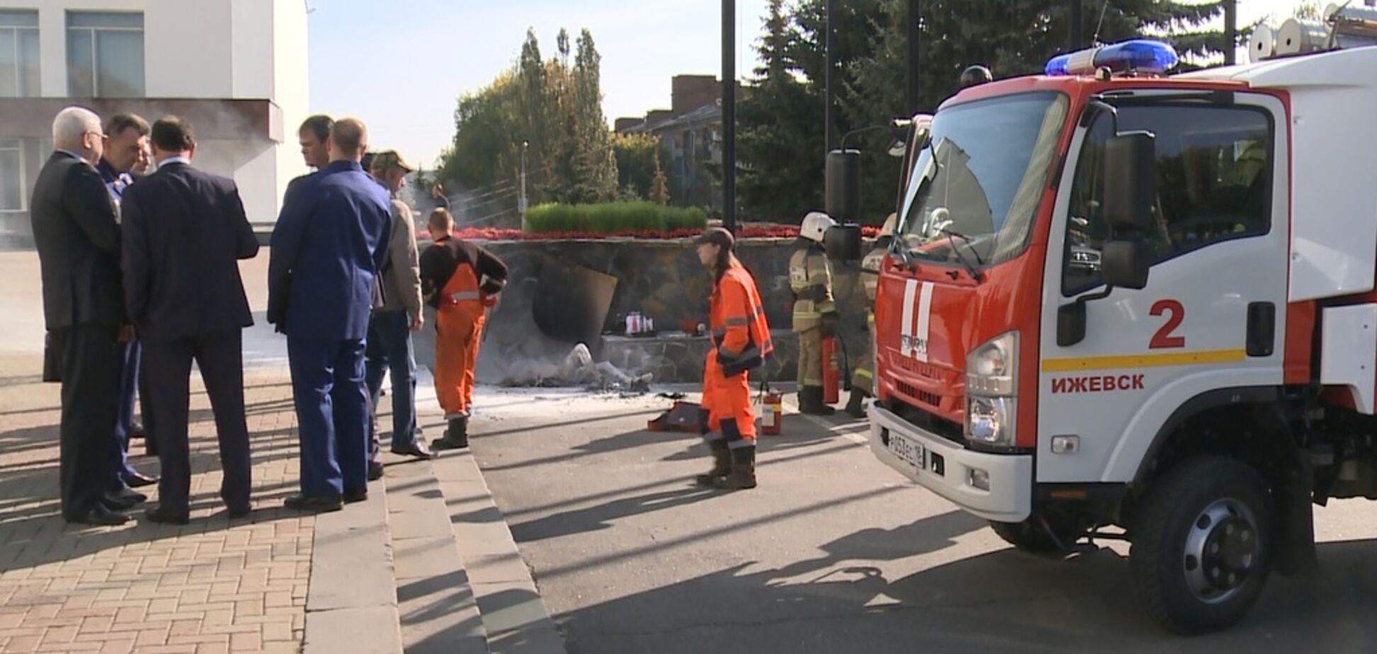 В России ученый публично сжег себя на улице. Фото и видео 18+