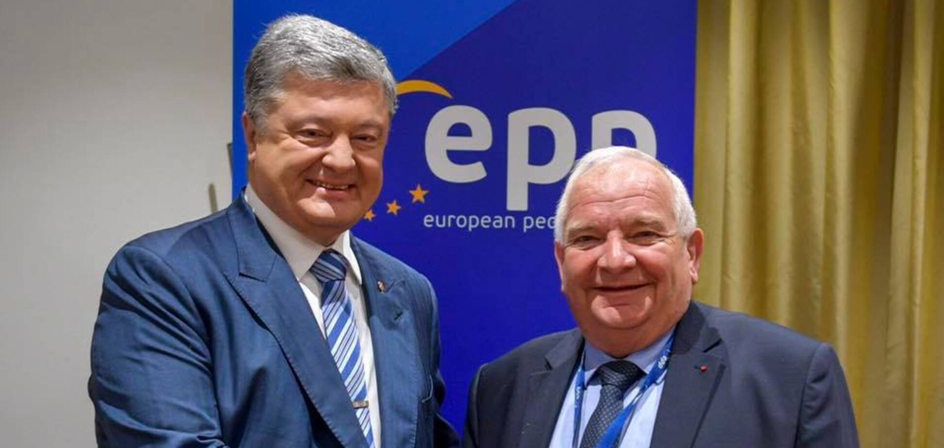 Петр Порошенко и президент ЕНП Жозеф Доль
