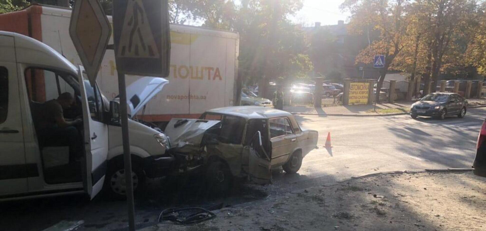 Фото с места аварии