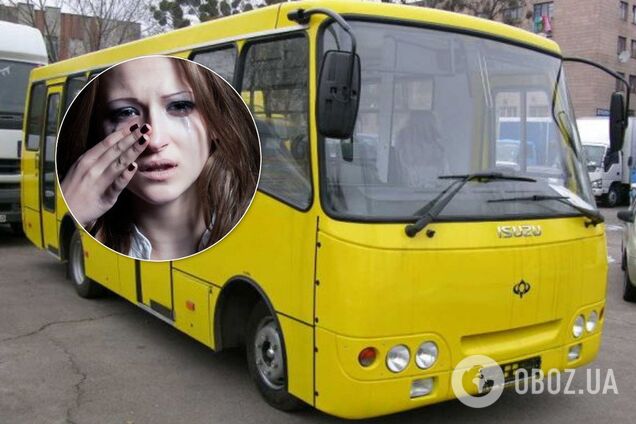 В Киеве женщина попала в кровавое ЧП в маршрутке