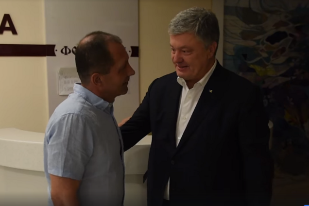 Володимир Балух і Петро Порошенко