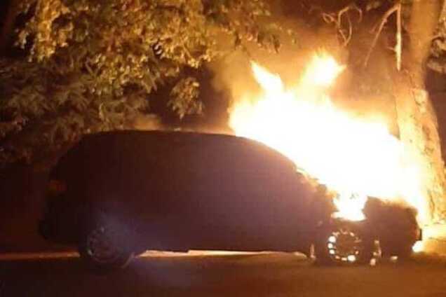 В Черкассах сожгли очередное авто чиновника