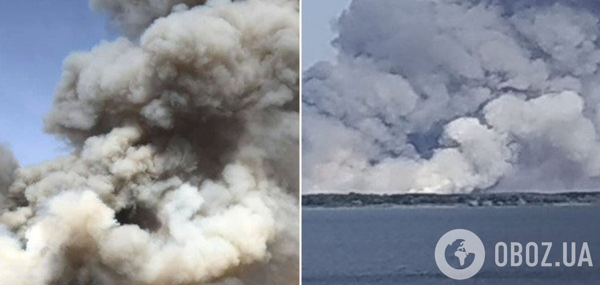 Днепропетровщина в огне: в сети появились жуткие фото масштабного лесного пожара