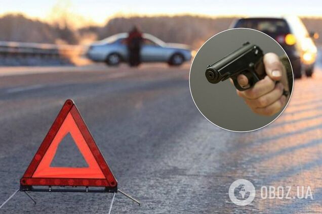 На Львовщине участник ДТП устроил стрельбу