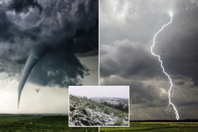 Смерчі, бурі і сніг: синоптики дали прогноз погоди в Україні