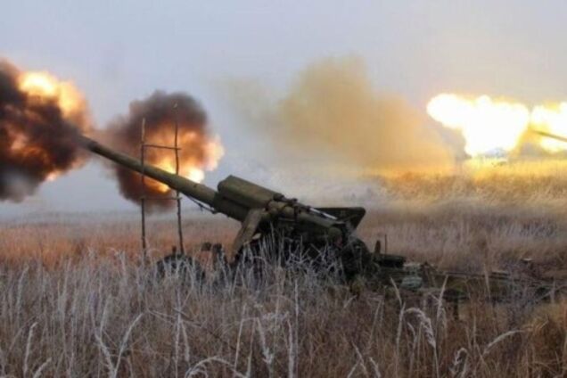 Артобстрел террористов