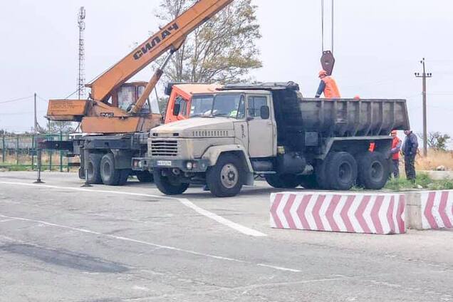 Строительство КПВВ Чонгар и Каланчак