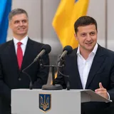 Вадим Пристайко и Владимир Зеленский