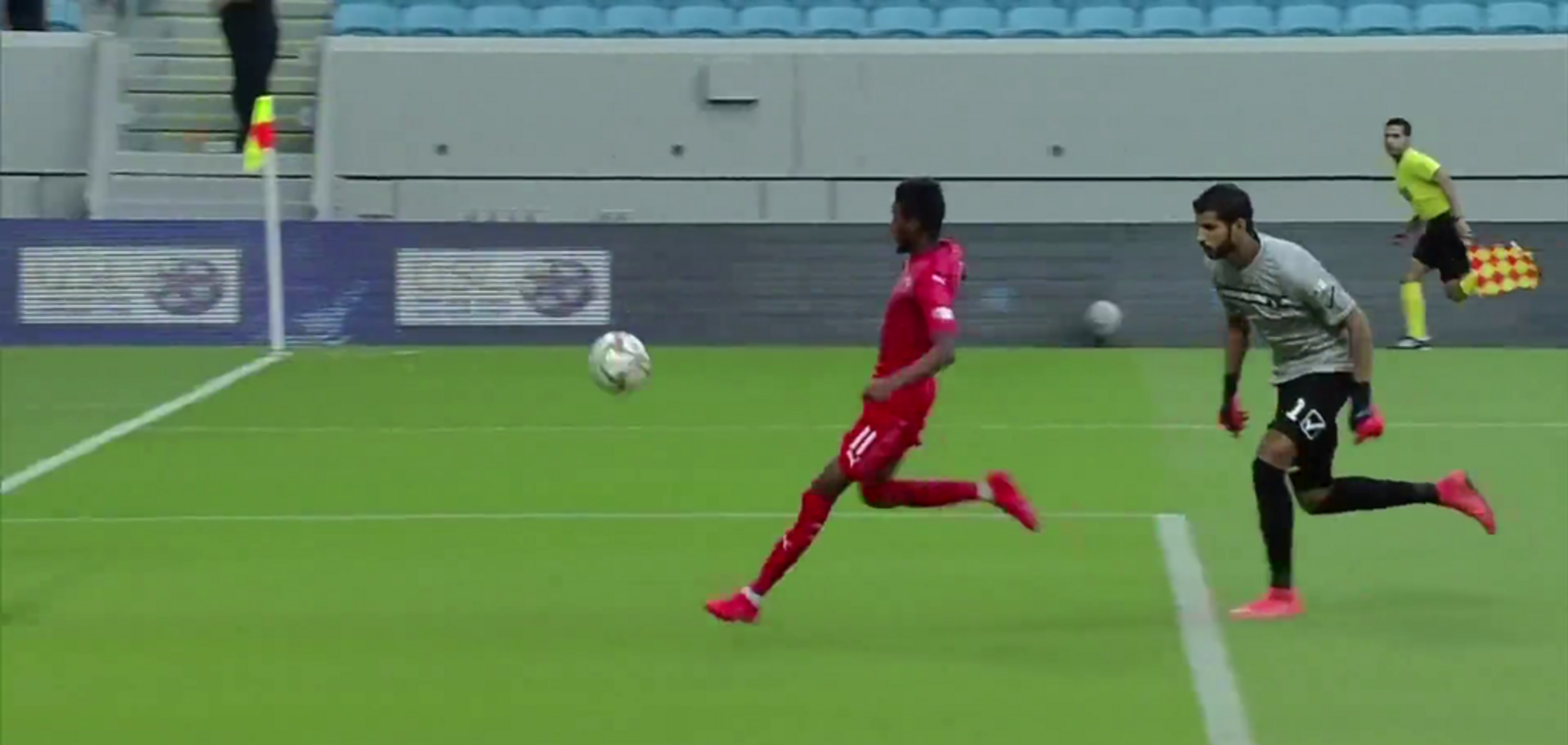В Катаре на 7-й секунде забили самый нелепый гол года - опубликовано видео