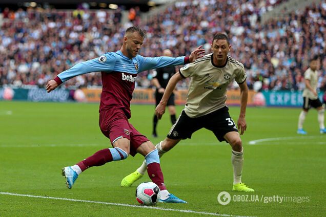 Ярмоленко забил эффектный гол 'Манчестер Юнайтед'