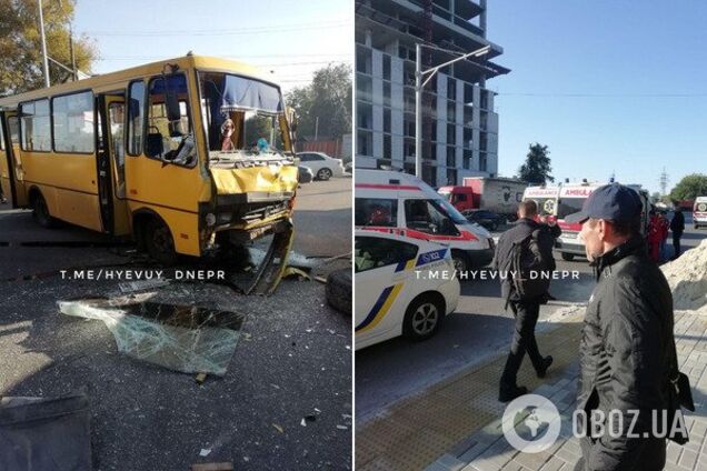 Приїхало п'ять швидких: у Дніпрі трапилася страшна ДТП із автобусом