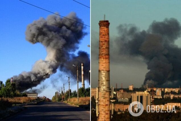 Пожар на складе боеприпасов: в Донецке эвакуация